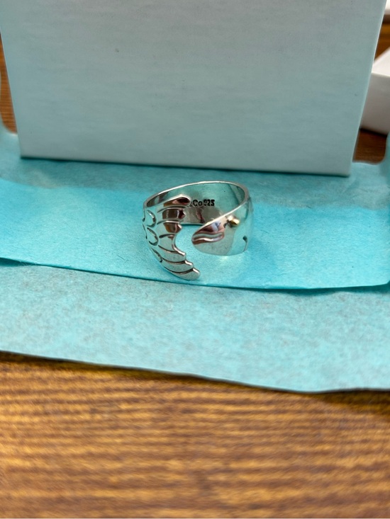 East Wind Silver Co. Jewelry - Oceana Cape Cod Sterling Silver Fish Ring with brass eye by East Wind Silver Co